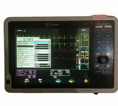 Invivo Expression MRI Patient Monitor Only With power supply Monitor