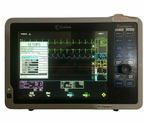 Invivo Expression MRI Patient Monitor Only With power supply Monitor