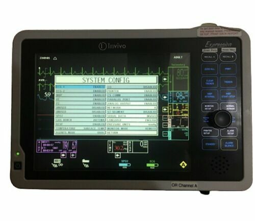 Invivo Expression MRI Patient Monitor Only With power supply Monitor