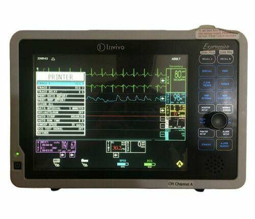 Invivo Expression MRI Patient Monitor Only With power supply Monitor