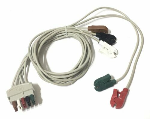 AMC CB-82595R 5 Lead Cable E Advantage Medical Cables CB-82595R 5 LEAD ECG CABLE Lead wire