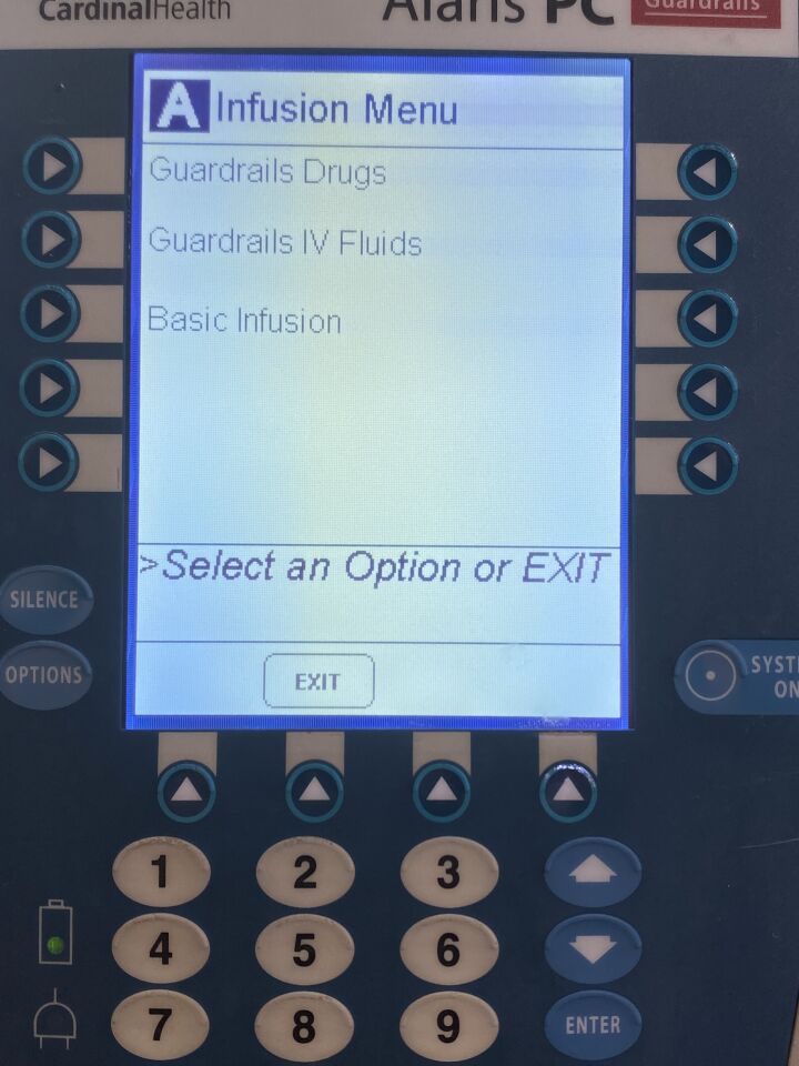 CARDINAL HEALTH Alaris pc 8000 infusion pump With 2 8100 IV Module Pump IV Infusion