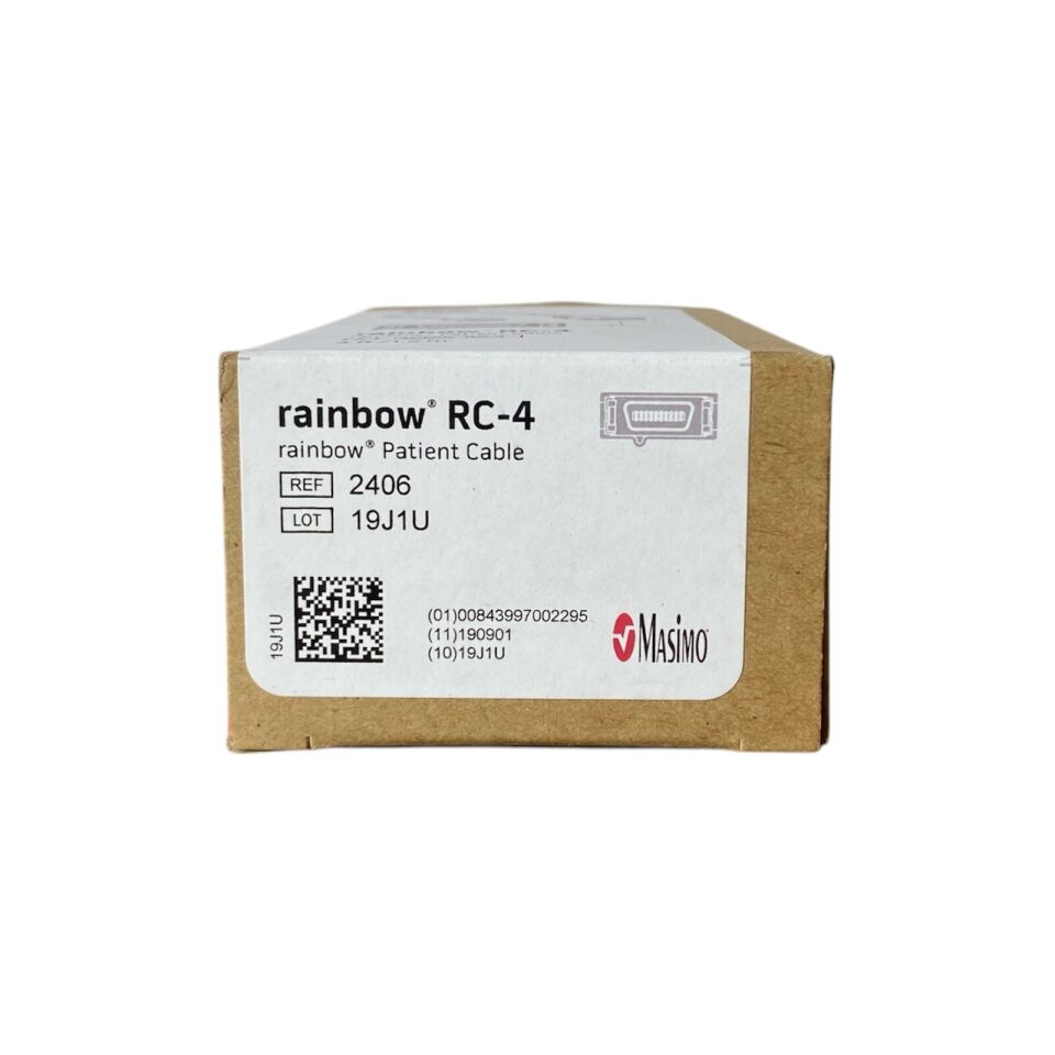MASIMO REF 2406 rainbow RC-4 Patient Cable 4 ft. Oximeter - Pulse