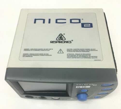 Respironics NICO 2 Cardiac Cardiopulmonary Mode 7600 Monitor