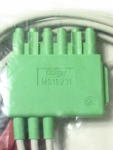 DRAEGER ECG 3LD-GRBR IEC2 Medical ECG 3LD-GRAB T IEC2 1M