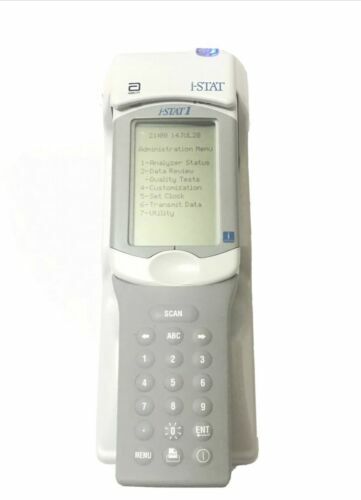ABBOTT i-STAT 1 Portable Handheld Blood Hematology Analyzer MN: 300-G With Docking Charger Hematology Analyzer