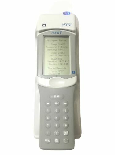 ABBOTT i-STAT 1 Portable Handheld Blood Hematology Analyzer MN: 300-G With Docking Charger Hematology Analyzer