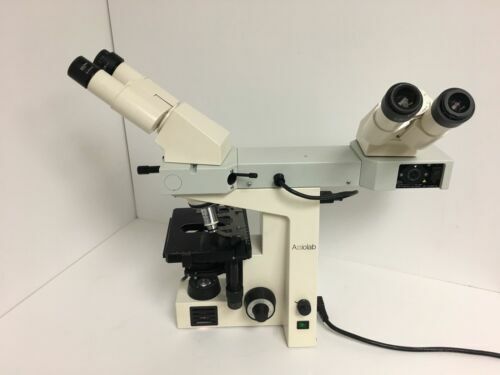 CARL ZEISS Axiolab re Microscope w/ 10x 40x 100x CP-Achromat Objectives 3 Microscope