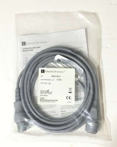 Edward Life Science PX1800 Truwave Reusable Cable NEW 896019021 Monitor