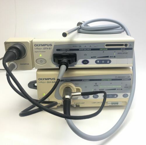 OLYMPUS Visera S7 CLV-S40 Visera System W/S7 Processor ,CLV-S40 Light Source and Laparoscope A4941A