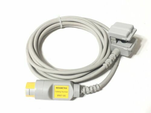 Respironics NICO2 Monitor With Novametrix Capnostat CO2 Sensor 956700-SpO2 Sensor 8776-00 Monitor