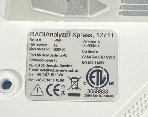 Radianalyzer X Press Pressure Wire Fractional Flow Monitor
