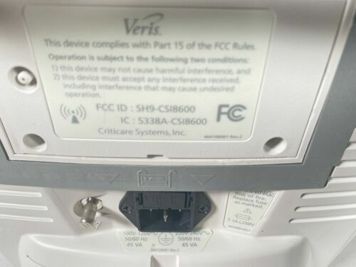 Medrad Veris 8600 MR Wireless Remote Display Monitoring System With Printer Monitor