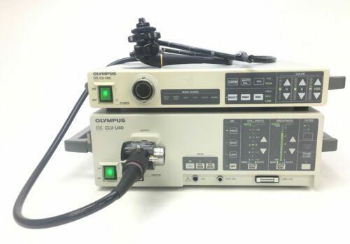 OLYMPUS CV-140 / CLV-U40 / PCF-140L System With PCF-140L Evis Colonoscope
