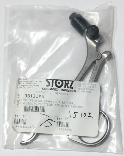Karl Storz 33131PS Clickline Metal Handle W/O Ratchet, W/4 Locking Positions