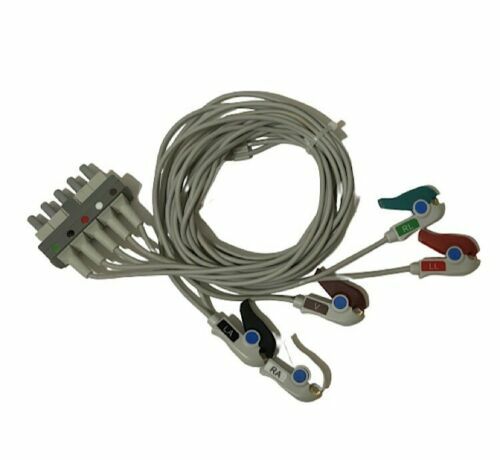 PHILLIPS 5-Lead ECG CABLE Philips ECG Cable LEAD Cable For MRX Heartstart XL