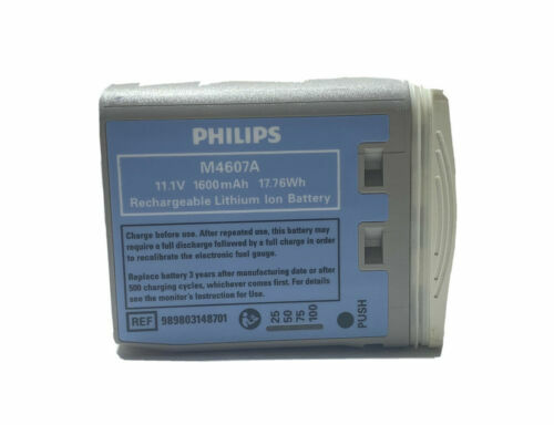 Philips M4607A Rechargeable Lithium ion battery for Intellivue X2 monitors NEW 989803148701 Monitor