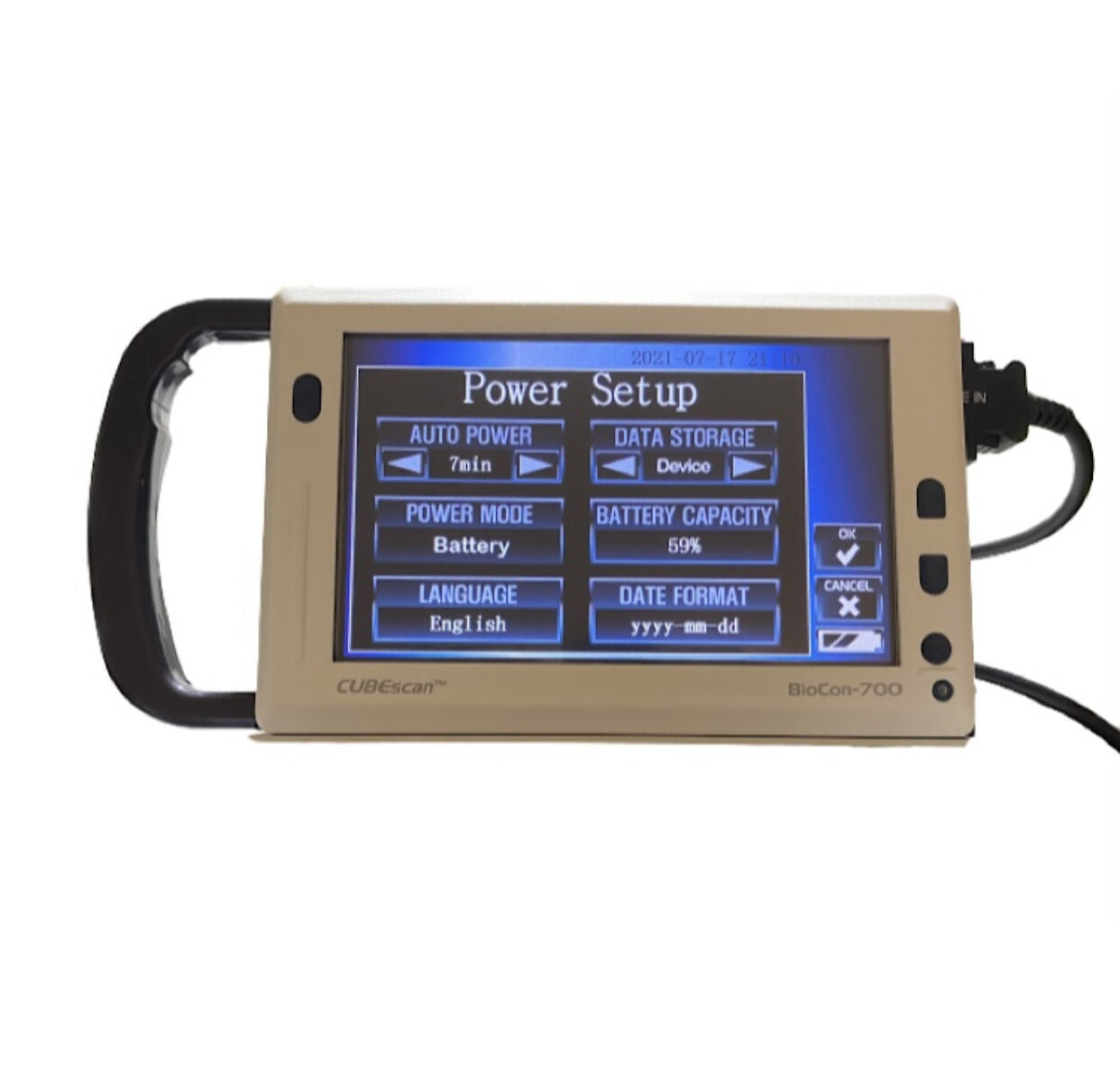 CUBESCAN BioCon700 Bladder Scanner Measurement System W/Scanner Probe. Urology Ultrasound