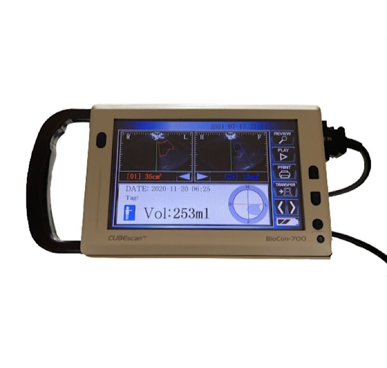 CUBESCAN BioCon700 Bladder Scanner Measurement System W/Scanner Probe. Urology Ultrasound