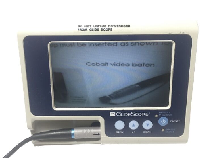 VERATHON Glidescope Portable GVL Video Laryngoscope Monitor W 3/4 Camera button