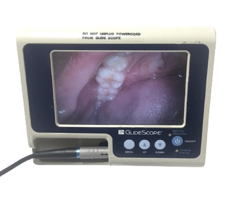 VERATHON Glidescope Portable GVL Video Laryngoscope Monitor W 3/4 Camera button