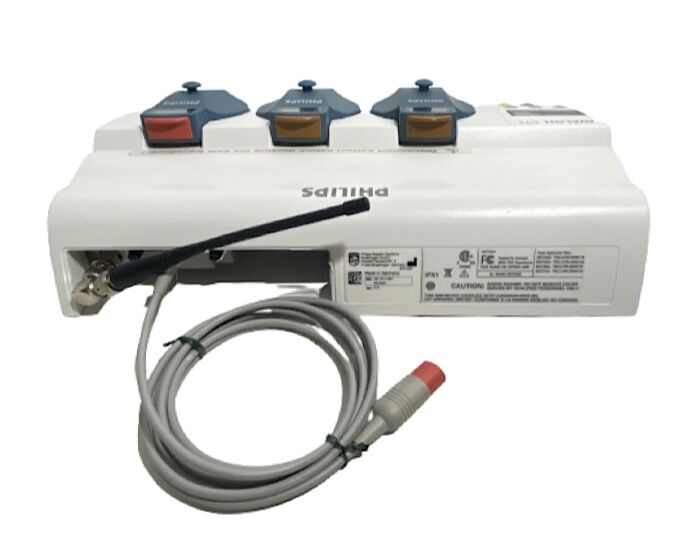 Philips Avalon CTS M2720A Docking Station With Wireless TOCO Transducer & Interconnect Cable Fetal Monitor