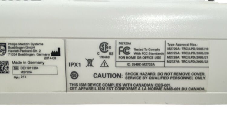 Philips Avalon CTS M2720A Docking Station With Wireless TOCO Transducer & Interconnect Cable Fetal Monitor