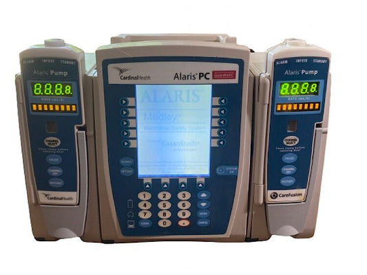 CARDINAL HEALTH Alaris pc 8000 infusion pump With 2 8100 IV Module Pump IV Infusion