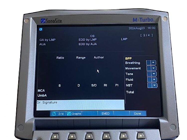 SONOSITE M-Turbo SONOSITE M-Turbo Portable Ultrasound SYSTEM