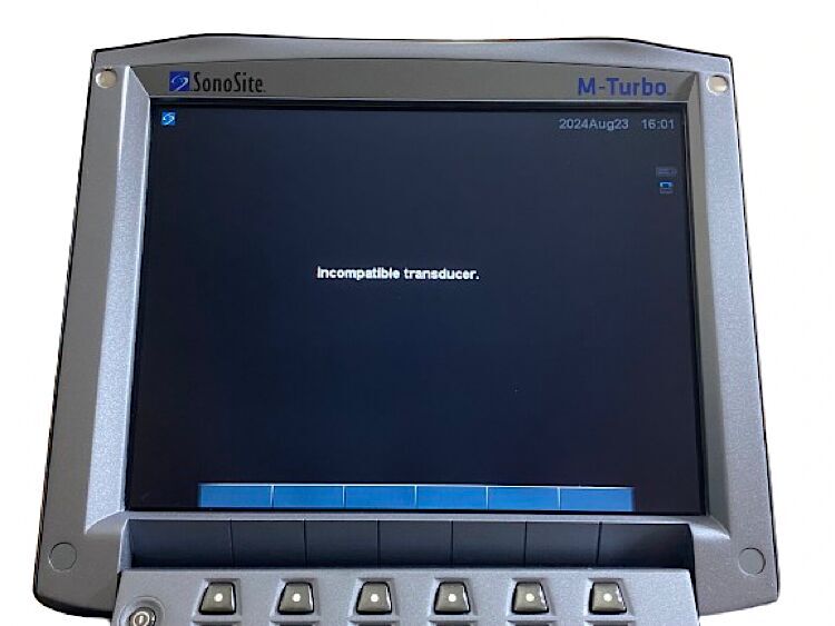 SONOSITE M-Turbo SONOSITE M-Turbo Portable Ultrasound SYSTEM