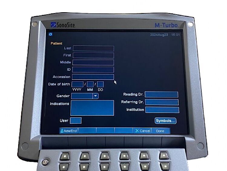 SONOSITE M-Turbo SONOSITE M-Turbo Portable Ultrasound SYSTEM