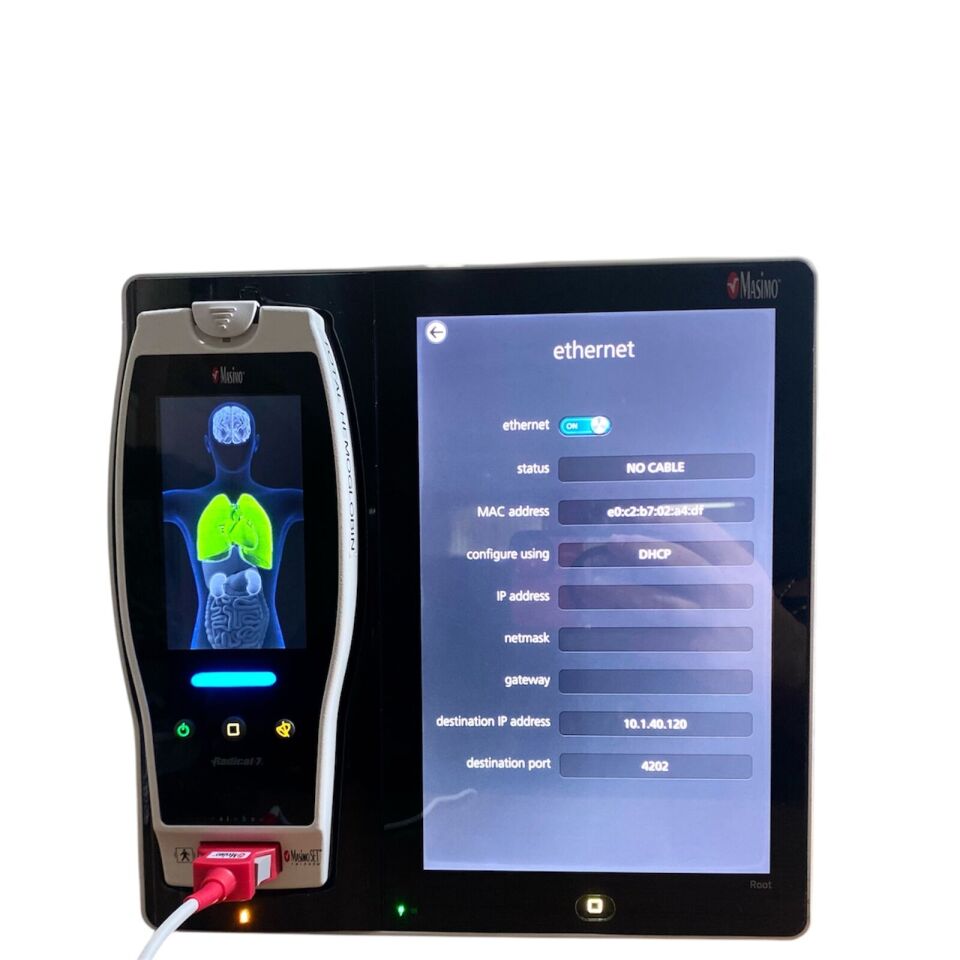 MASIMO Root Multiparameter SpHb,SpCo,Pvi,SpO2 With Radical-7 Touch Screen Monitor Monitor