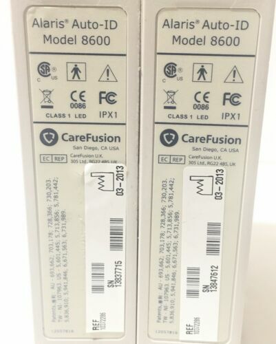 CAREFUSION ALARIS 8600 Auto-ID Infusion Lot of 2 Module