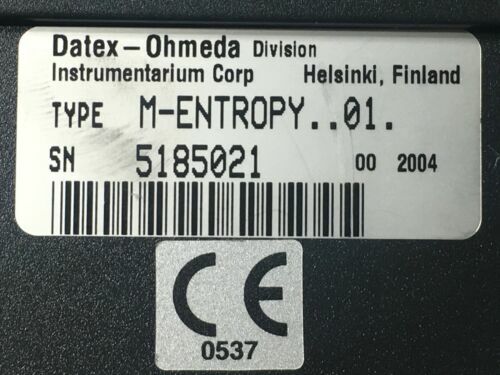 Datex Ohmeda M-Entropy Module